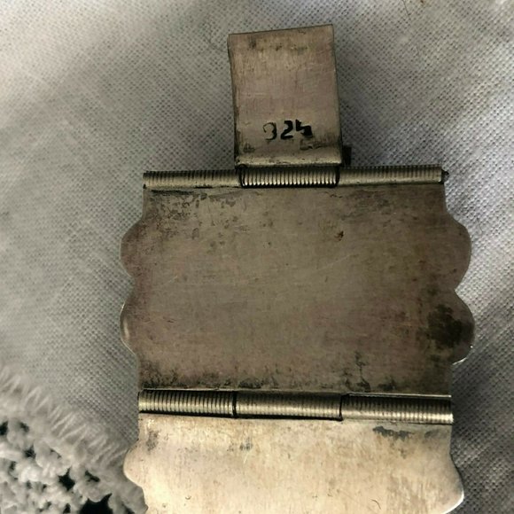 Vintage Signed Mexico 925 Sterling Carved Face - Picture 6 of 7